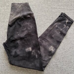 Kamo Fitness Black Tie-Dye Leggings